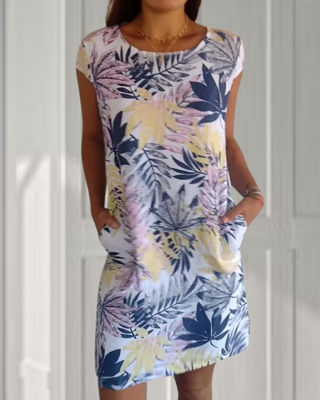 Bohemia - Vestido Algodón y Lino Nature