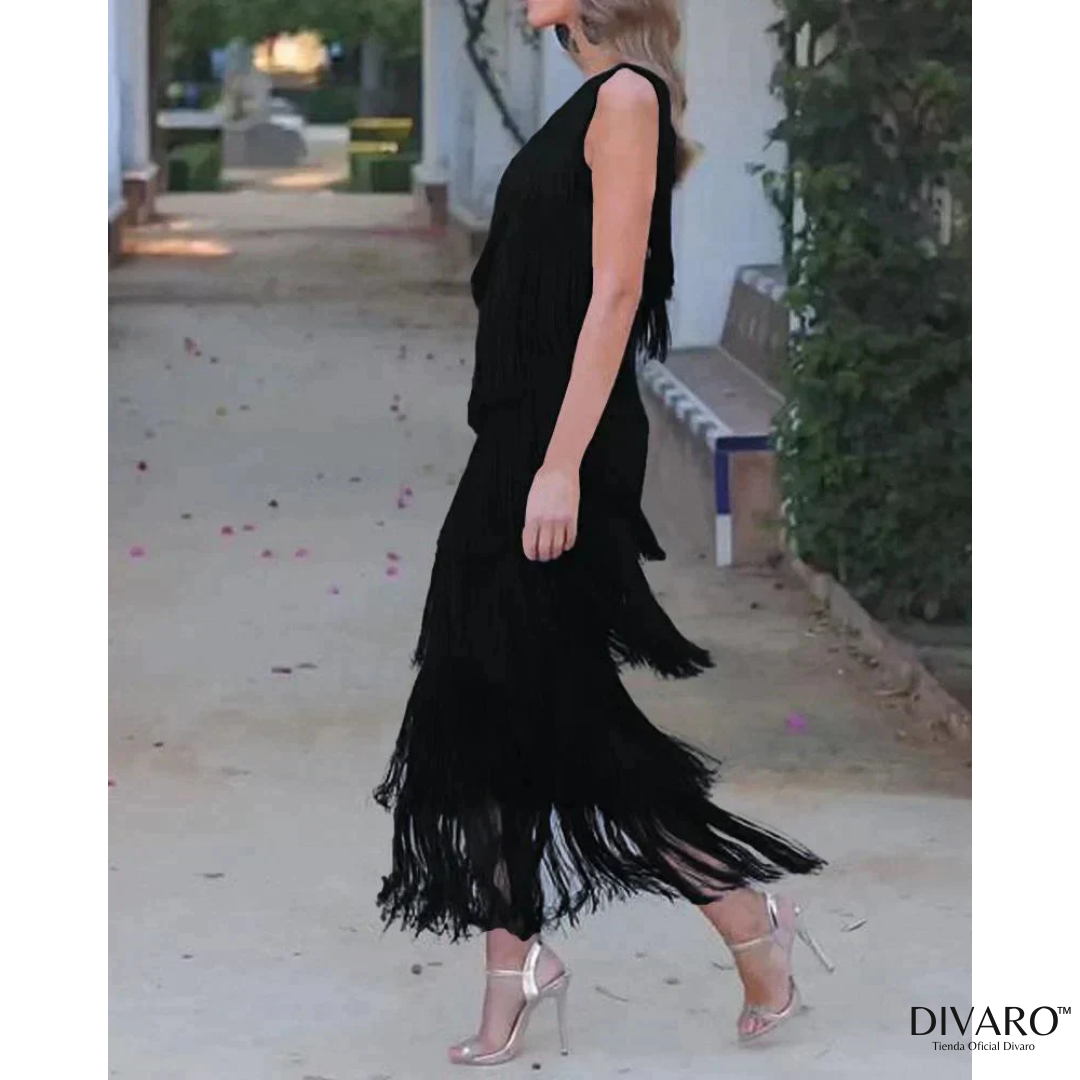 Niza - Vestido con flecos + REGALO Pulsera