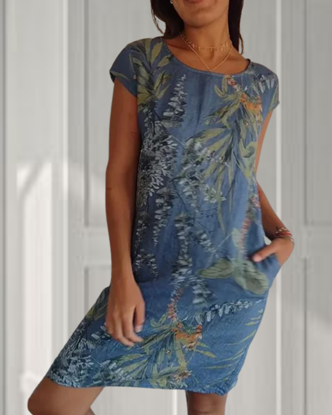 Bohemia - Vestido Algodón y Lino Nature