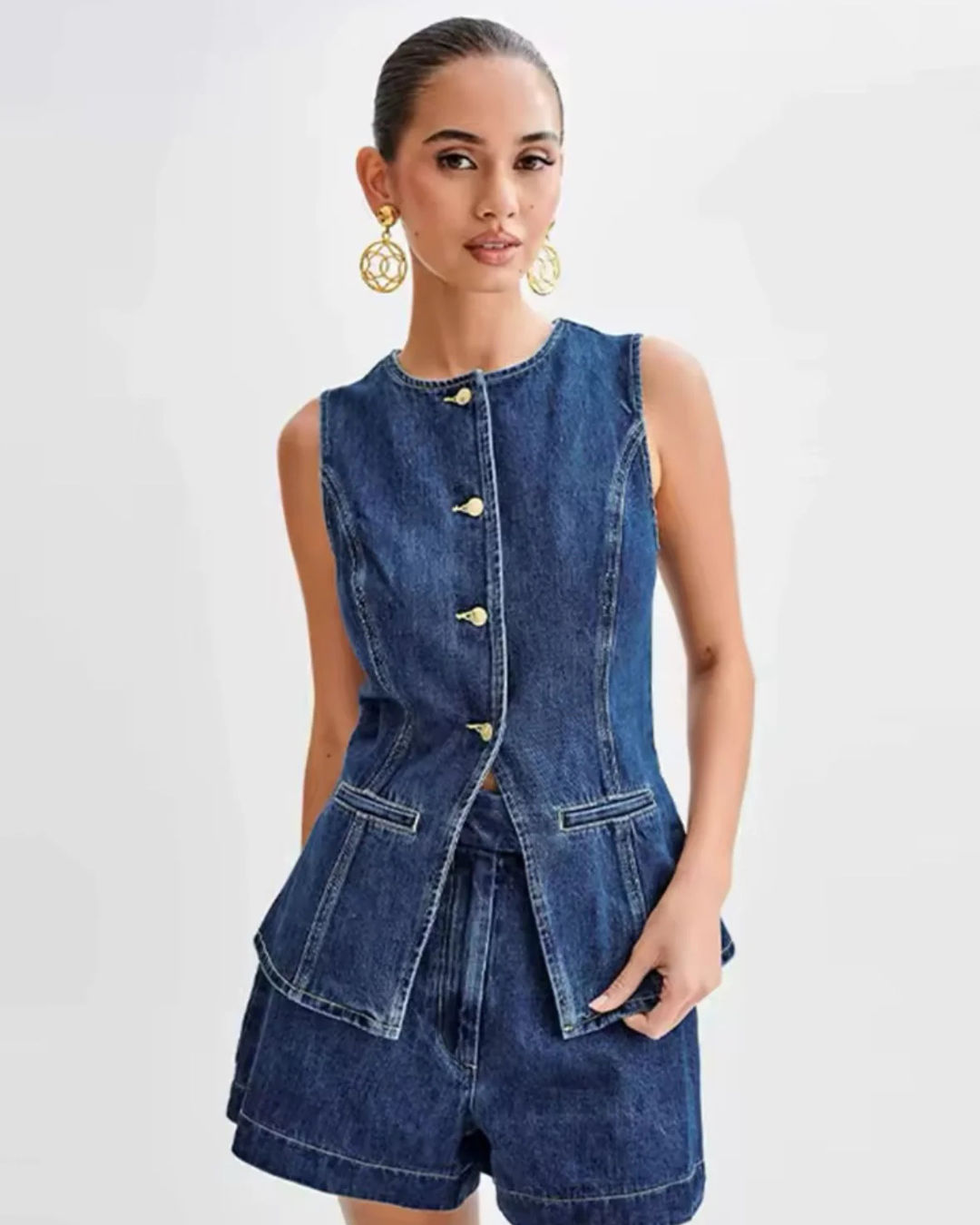 Conjunto Elegance de Mezclilla