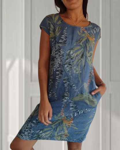 Bohemia - Vestido Algodón y Lino Nature