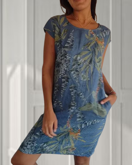Bohemia - Vestido Algodón y Lino Nature