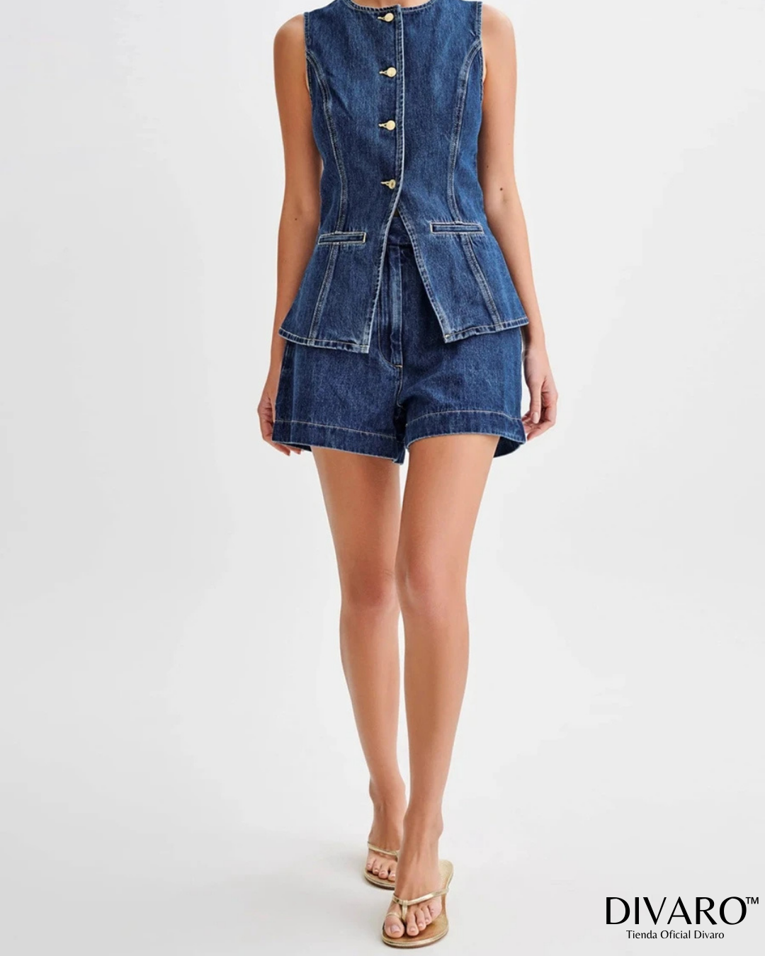 Conjunto Elegance de Mezclilla