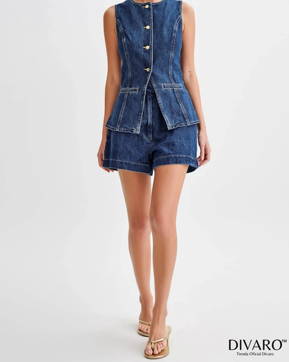 Conjunto Elegance de Mezclilla